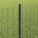 Svejset Trådhegn 25 x 0,8 m (B x H) PVC-belagt stål Grå Mesh