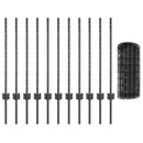 Svejset Trådhegn 25 x 0,8 m (B x H) PVC-belagt stål Grå Mesh