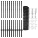 Svejset Trådhegn 25 x 1 m (B x H) PVC-belagt stål Grå Mesh