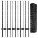 Svejset Trådhegn 25 x 1 m (B x H) PVC-belagt stål Grå Mesh