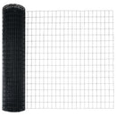 Svejset Trådhegn 25 x 1,2 m (B x H) PVC-belagt stål Grå Mesh