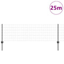 Svejset Trådhegn 25 x 0,6 m (B x H) PVC-belagt stål Grå Mesh