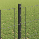 Svejset Trådhegn 25 x 1,2 m (B x H) PVC-belagt stål Grå Mesh