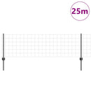 Svejset Trådhegn 25 x 0,6 m (B x H) PVC-belagt stål Grå Mesh