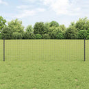 Svejset Trådhegn 50 x 0,6 m (B x H) PVC-belagt stål Grå Mesh