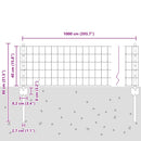 Svejset Trådhegn 10 x 0,4 m (B x H) PVC-belagt stål Grå Mesh