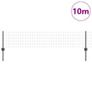 Svejset Trådhegn 10 x 0,4 m (B x H) PVC-belagt stål Grå Mesh