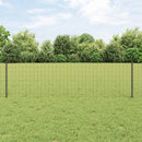Svejset Trådhegn 10 x 0,6 m (B x H) PVC-belagt stål Grå Mesh