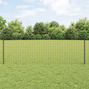 Svejset Trådhegn 10 x 0,8 m (B x H) PVC-belagt stål Grå Mesh