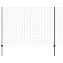 Svejset Trådhegn 10 x 1,5 m (B x H) PVC-belagt stål Grå Mesh