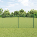 Kæde-link hegn med post 10 x 1,4 m (B x H) PVC-belagt stål Grøn