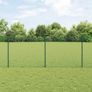 Kæde-link hegn med post 25 x 1 m (B x H) PVC-belagt stål Grøn