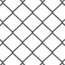 Kæde-link hegn med stolpe 25 x 1,2 m PVC-belagt stål Grå Mesh