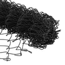 Kæde-link hegn med stolpe 25 x 1,2 m PVC-belagt stål Grå Mesh