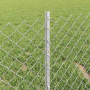 Kæde-link hegn med post 10 x 0,4 m (B x H)