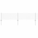 Kæde-link hegn med post 10 x 0,4 m (B x H)