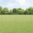 Kæde-link hegn med post 10 x 0,6 m (B x H)