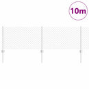 Kæde-link hegn med post 10 x 0,6 m (B x H)