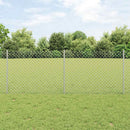 Kæde-link hegn med post 10 x 0,8 m (B x H)