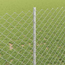 Kæde-link hegn med post 10 x 1 m (B x H)