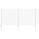 Kæde-link hegn med post 10 x 1,2 m (B x H)