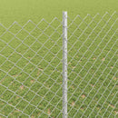 Kæde-link hegn med post 10 x 1,4 m (B x H)