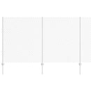Kæde-link hegn med post 10 x 1,4 m (B x H)