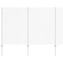 Kæde-link hegn med post 10 x 1,6 m (B x H)