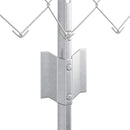 Kæde-link hegn med post 10 x 0,4 m (B x H)
