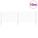 Kæde-link hegn med post 10 x 0,8 m (B x H)