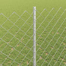 Kæde-link hegn med post 10 x 1,4 m (B x H)