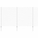 Kæde-link hegn med post 10 x 1,4 m (B x H)