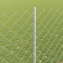 Kæde-link hegn med post 10 x 1,5 m (B x H)