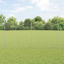 Kæde-link hegn med post 10 x 1,5 m (B x H)