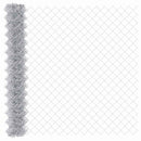 Kæde-link hegn med post 10 x 1,5 m (B x H)