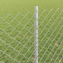 Kæde-link hegn med post 25 x 0,8 m (B x H)
