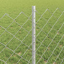 Kæde-link hegn med post 25 x 0,6 m (B x H)