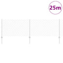 Kæde-link hegn med post 25 x 0,8 m (B x H)