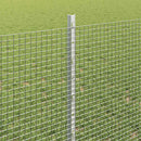 Svejsede trådhegn med stolper 25 x 0,8 m Galvaniseret stål Sølv