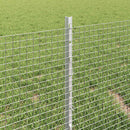 Svejsede trådhegn med stolper 100 x 0,4 m Galvaniseret stål