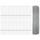 Svejsede trådhegn med stolper 100 x 0,5 m Galvaniseret stål