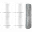 Svejsede trådhegn med stolper 100 x 0,8 m Galvaniseret stål