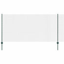Svejsede trådhegn med stolper 10 x 1,2 m PVC-belagt stål Grøn