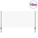 Svejsede trådhegn med stolper 10 x 1,2 m PVC-belagt stål Grøn