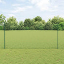 Svejsede trådhegn med stolper 10 x 1,6 m PVC-belagt stål Grøn