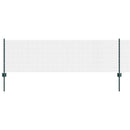 Svejsede trådhegn med stolper 25 x 0,6 m PVC-belagt stål Grøn