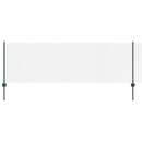 Svejsede trådhegn med stolper 25 x 0,8 m PVC-belagt stål Grøn