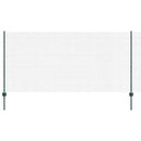 Svejsede trådhegn med stolper 25 x 1,2 m PVC-belagt stål Grøn