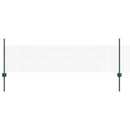 Svejsede trådhegn med stolper 50 x 0,5 m PVC-belagt stål Grøn