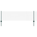 Svejsede trådhegn med stolper 50 x 0,6 m PVC-belagt stål Grøn